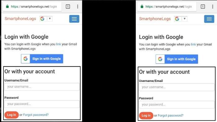 Kunjungi situs Smartphonelogs.net melalui Google Chrome