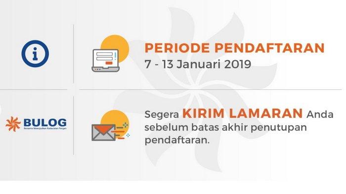 LOWONGAN KERJA BULOG - Mencari Lulusan SMK hingga S1, Pendaftaran ...
