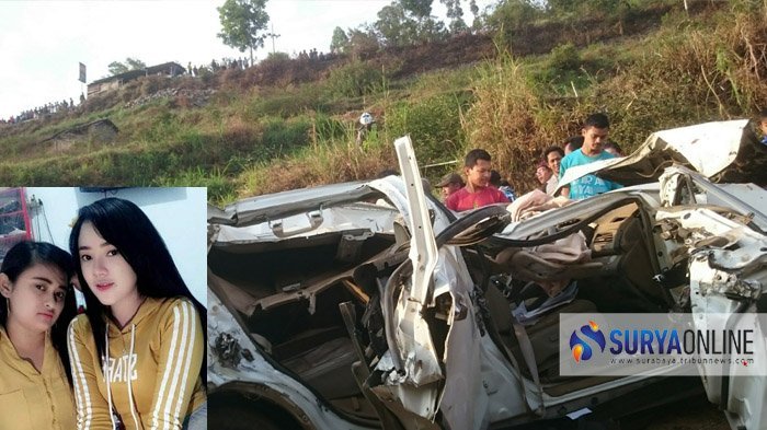 Mobil CRV Dikemudikan Model Asal Ngawi Terjun ke Jurang Sarangan, Satu
