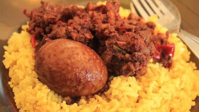 Ilustrasi nasi kuning.