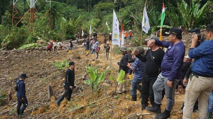 Ilustrasi keadaan di Tower Kampung Mamahak Besar, Kabupaten Mahakam Ulu, Kalimantan Timur pada Jumat (9/9/2022).