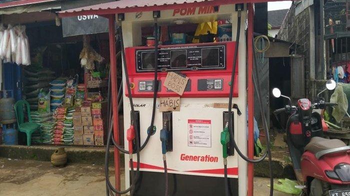 Ilustrasi Pom Mini atau istilah yang populer disebut Pertamini. 