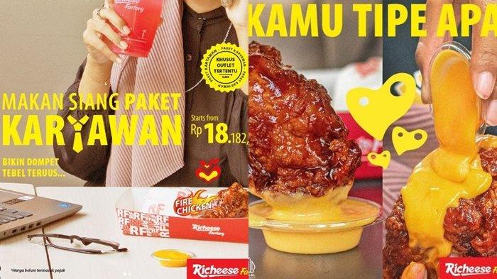 Makan Siang Bagi Karyawan hanya Rp 18.182, Promo Richeese Factory Hari ...