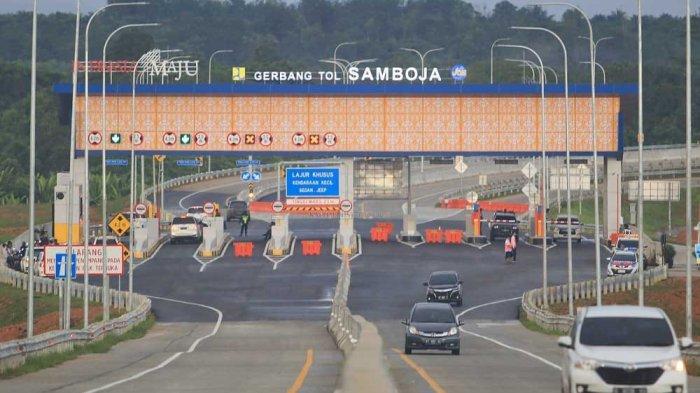 Ilustrasi keadaan Tol Balikpapan-Samarinda (Balsam), Kalimantan Timur. 