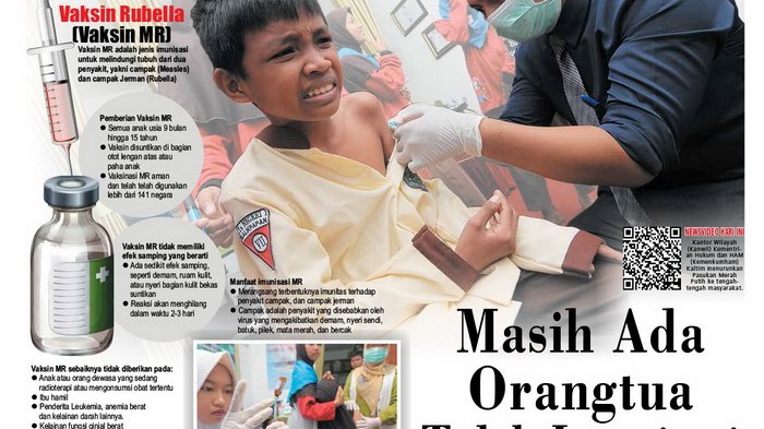 Masih Ada Orangtua Tolak Vaksin MR