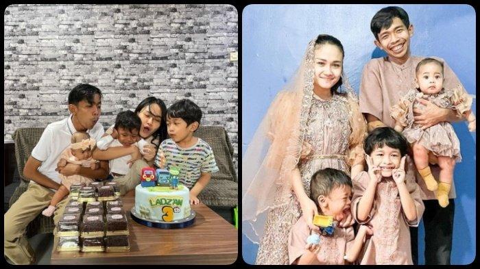 Dede Sunandar - Karen Hertatum dan ketiga anak mereka. Unggah foto anak ketiganya, wajah cantik anak perempuan Dede Sunandar jadi perhatian.