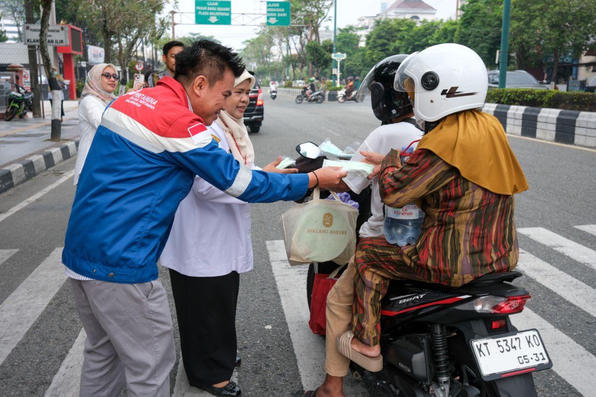 Kabut Asap jadi pemicu 3.100 Kasus ISPA di Balikpapan, KPB Salurkan 35.000 Masker dan 10 Nebulizer