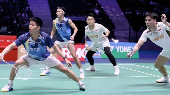 Aksi Raymond/Joaquin dan Leo/Daniel di Hylo Open 2026 Hari Ini
