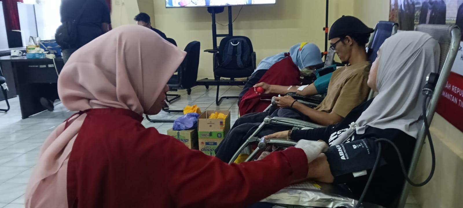 Sekretariat DPD RI Kaltim laksanakan Donor Darah di Samarinda