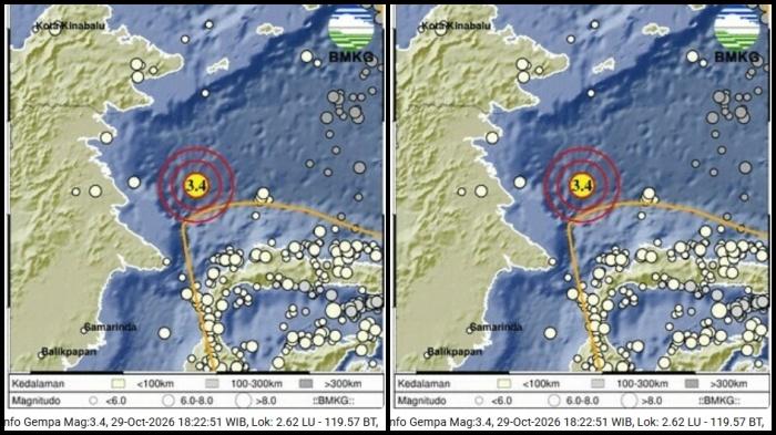Geger! Gempa Kaltara Hantam Tarakan, Warga Waspada Getaran