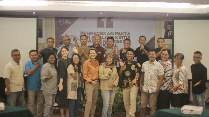 Konsulat Jenderal Australia di Bali bersama Aliansi Jurnalis Indonesia (AJI) Denpasar menggelar lokakarya untuk peningkatan kecakapan para jurnalis memberantas hoaks di Sanur, Denpasar, Jumat 24 Mei 2024. Kegiatan ini diikuti Editor Pos Kupang dan TribunLombok.com.