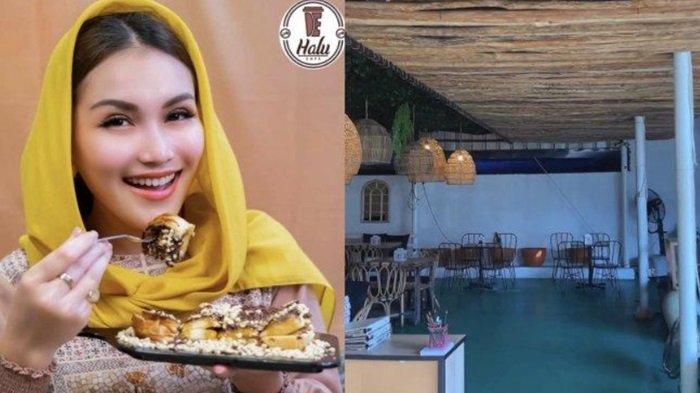 DEHALU CAFE - Kolase Penyanyi Ayu Dangdut saat promosikan menu di Dehalu Cafe. Nasib Bisnis Ayu Ting Ting Dikelola Adiknya Asyifa Nuraini, Dehalu Cafe Diduga Gulung Tikar