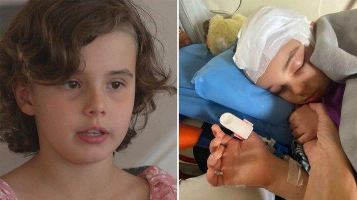 Siswi berusia delapan tahun asal Sydney, Aliyah Ayash, menderita patah tengkorak setelah terjatuh di bar May's Mrs Sippy di Bali.