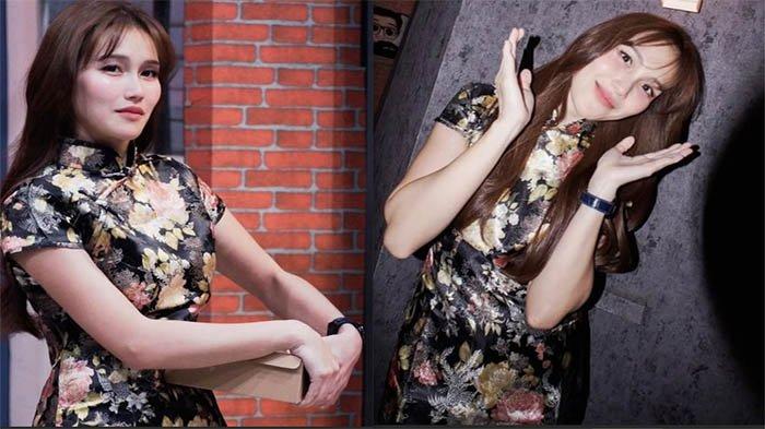 Ayu Ting Ting Tebar Pesona Pakai Cheongsam Hitam saat Imlek 2025, Gayanya Dipuji Mirip Artis Zhao Lusi
