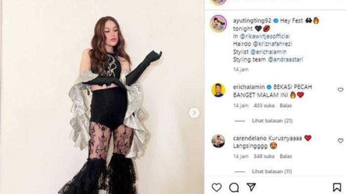 SALAH KOSTUM -- Ayu Ting Ting disebut salah kostum, Outfit janda satu anak itu panen nyinyiran