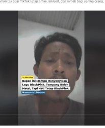 BLACKPINK - Viral Bapak Ini Mampu Menyanyikan Lagu BlackPink Muka Boleh Metal Tapi Hati BlackPink
