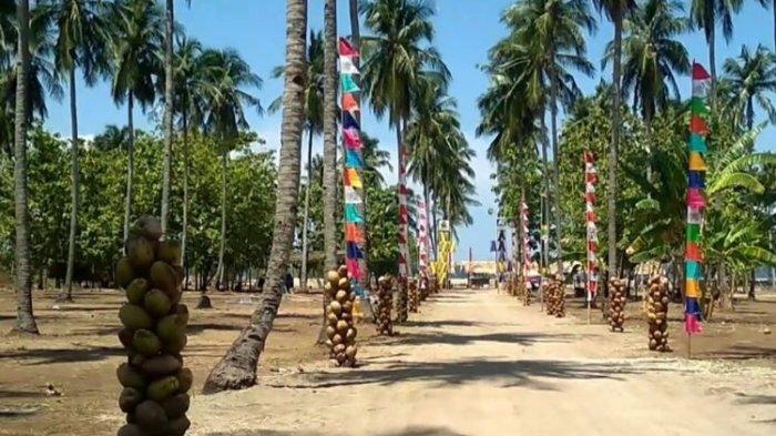 Destinasi wisata Pintar Asia Beach, Kabupaten Sikka, Nusa Tenggara Timur.