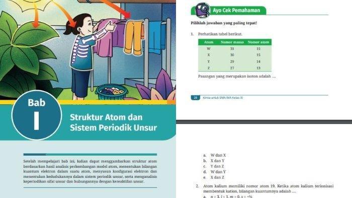 Gambar Buku Kimia Kelas 11 Kurikulum Merdeka Halaman 28, 29 dan 30