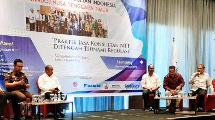 DISKUSI - DPD INKINDO NTT menggelar diskusi panel