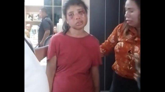 INTAN - Intan, Seorang ART di Batam asal Kecamatan Loli, Kabupaten Sumba Barat, Nusa Tenggara Timur (NTT) diduga menjadi korban penganiayaan oleh majikannya (kiri). Kasat Reskrim Polresta Barelang, AKP M Debby Tri Andrestian saat ditemui sejumlah awak media, Senin (23/6/2025) (kanan). Polisi masih menyelidiki motif terkait kasus penganiayaan seorang ART asal Kecamatan Loli, Kabupaten Sumba Barat, Provinsi NTT di Perumahan Sukajadi hingga viral di medsos. 