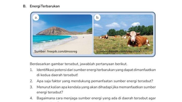 Kunci Jawaban IPAS Kelas 6 SD Kurikulum Merdeka: Energi Alternatif di Sekitarmu