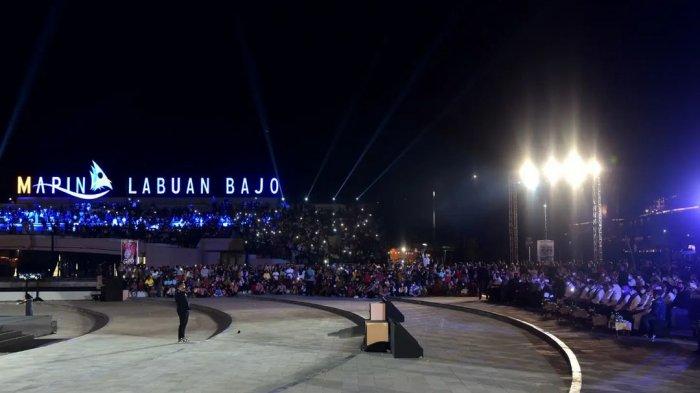 Presiden Jokowi meresmikan Kawasan Strategis Pariwisata Nasional (KSPN) Marina Labuan Bajo, Kabupaten Manggarai Barat, Nusa Tenggara Timur, Kamis 21 Juli 2022.