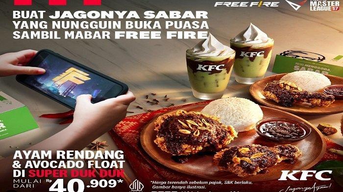 Promo KFC Hari Ini Minggu, Paket Super Duk Duk, 1 atau 2 Ayam Rendang ...