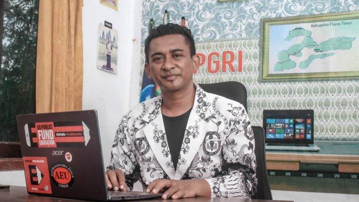 Ketua PGRI Flotim, Maksimus Masan Kian minta guru netral pada Pilkada