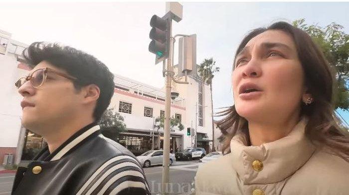 Luna Maya dan Maxime Bouttier saat liburan di Los Angeles