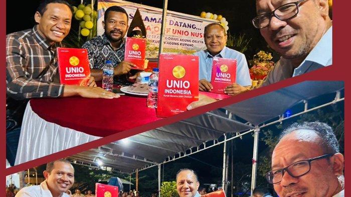 RD. Dr. Florens Maxi Un Bria meluncurkan buku Unio Indonesia saat penutupan kegiatan On Going Formation Unio Regio Nusa Tenggara  di Oeleta Kupang, Jumat 18 Oktober 2024.