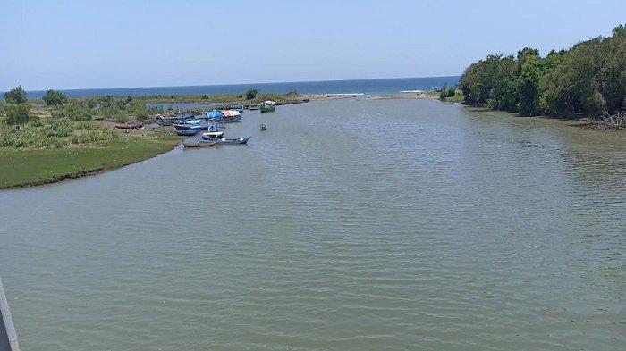 Muara sungai Wae Bobo jadi tempat bongkar muat ikan nelayan
