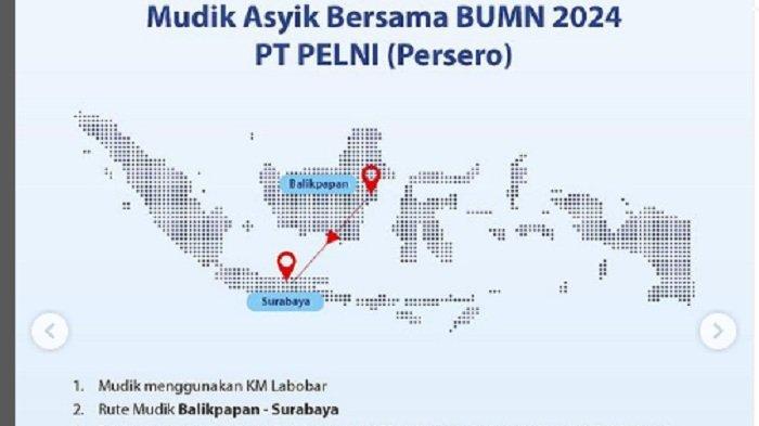 Mudik Gratis Rute Balikpapan-Surabaya