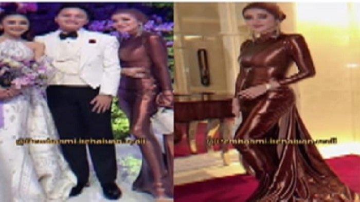 PENAMPILAN - Olla Ramlan di acara pernikahan Rizky Febian dan Mahalini.