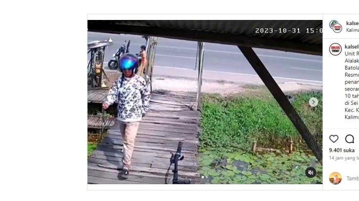 PENCURI HP - Berita Viral Polisi Tangkap Pencuri HP di Jalan Trans Kalimantan Kelurahan Handil Kecamatan Alalak