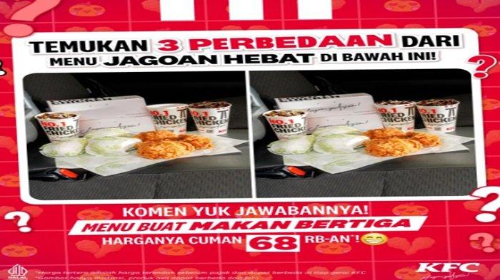 PROMO KFC - Nikmati paket bertiga dengan Jagoan Hebat harga super murah cuma Rp 69 ribuan aja, bikin nuansa makan siangmu makin seru bareng bestie.