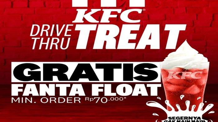 PROM KFC - Yuk ada Promo KFC KFC Treat, ada gratis Fanta Float.
