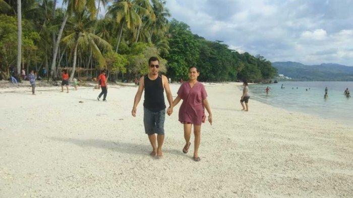 Pantai Ketebe, Kecamatan Reo, Kabupaten Manggarai, NTT menjadi salah satu destinasi pantai yang berada di sisi utara dari Pulau Flores, Jumat, (19/5/2023). Pantai ini menjadi tujuan berwisata dari wisatawan lokal, mancanegara dan Nusantara.