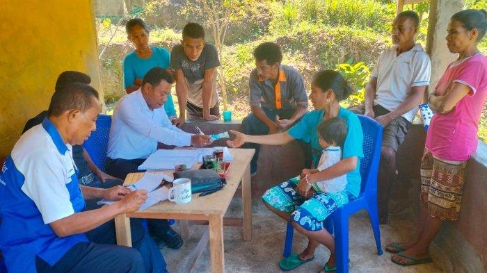 PELAYANAN DI TITIK KUMPUL -Pelayanan kepada anggota di titik kumpul Odimus, Rara, Sumba Barat Daya (SBD), Sabtu, 15 Juli 2023.