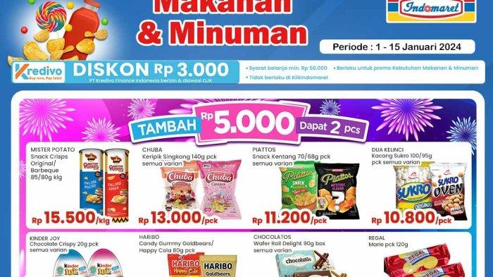 Promo Indomaret Hari Ini 15 Januari 2024, Cemilan Tambah Rp5.000 Dapat ...