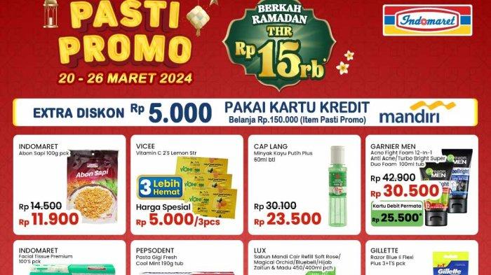 Promo Indomaret Hari Ini 26-27 Maret 2024, Vitamin C Rp5.000, Abon Sapi