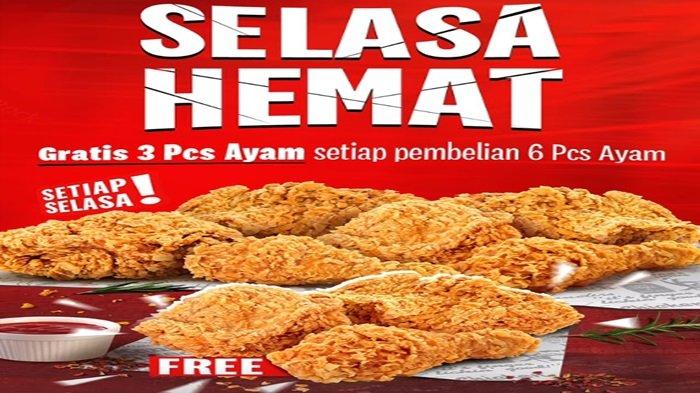 Promo Indomaret - buruan nikmati 9 ayam goreng KFC sekaligus dengan harga murah hanya hari ini dari Promo KFC Selasa Hemat.