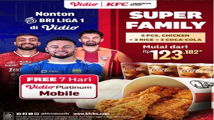 PROMO INDOMARET - hari ini ada Promo Indomaret menarik untuk Anda, beli paket Super Family dapat 1 video nonton gratis, Jumat (9/5/2025)