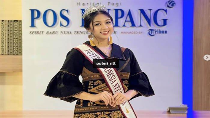 Putri Tanjung saat mengunjungi redaksi Pos Kupang