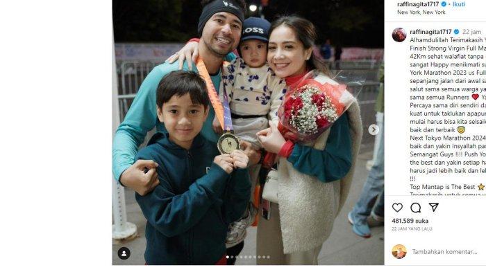 RAFFI DAN AHMAD - Berita Viral Najwa Shihab : Congrats aa Saat Raffi Ahmad Ikut Marathon 42 Km di New York Amerika