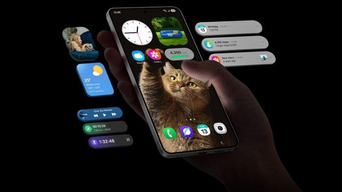 DESAIN HP SAMSUNG - Kolase desain Samsung Galaxy S25 Edge yang diunduh di laman samsung.com pada Selasa (13/5/2025).