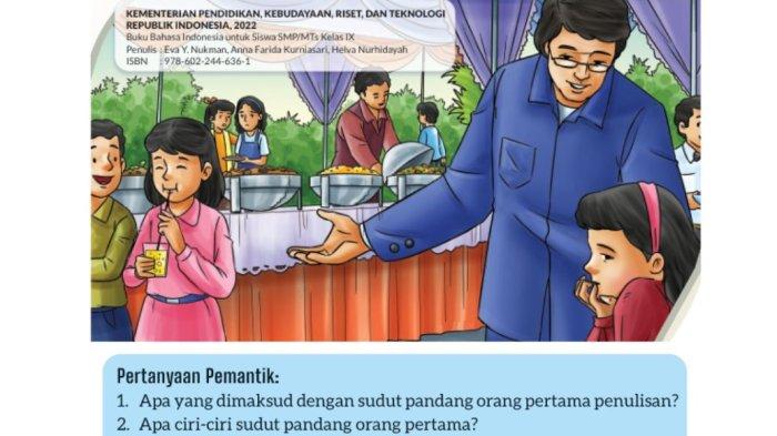 KUNCI JAWABAN - Pertanyaan Pemantik dalam buku Buku Bahasa Indonesia SMP Kelas IX halaman 1 Kurikulum Merdeka.
