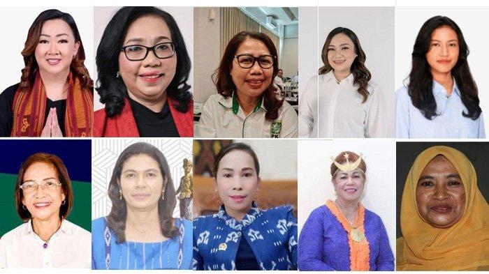 Sepuluh Srikandi yang bertarung di Pilkada Serentak NTT 2024.