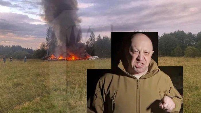 Ketua Wagner Group Yevgeny Prigozhin dilaporkan tewas dalam kecelakaan pesawat di dekat Moskow Rusia, Rabu 23 Agustus 2023.