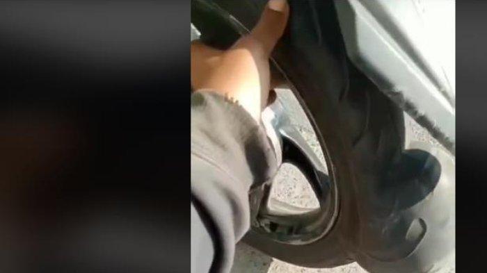 BAN MOTOR - Ban Sepeda Motor Membentuk Bola Raksasa Mengejutkan Pemiliknya, Ini Pemicunya