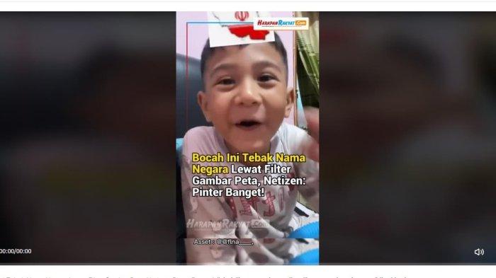 Bocah Kalbar menghafal nama negara dengan cepat